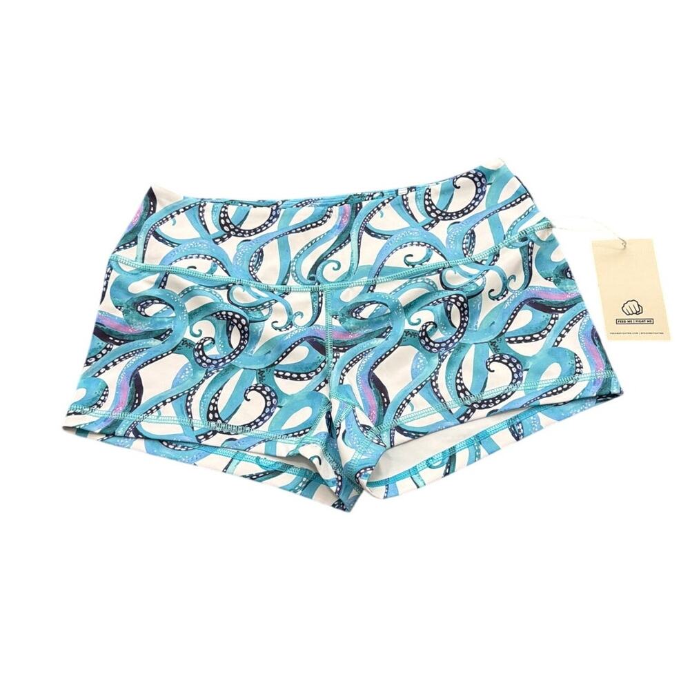 Feed Me Fight Me (FMFM) Tentacle Athletic Weightlifting Shorts Size Medium New